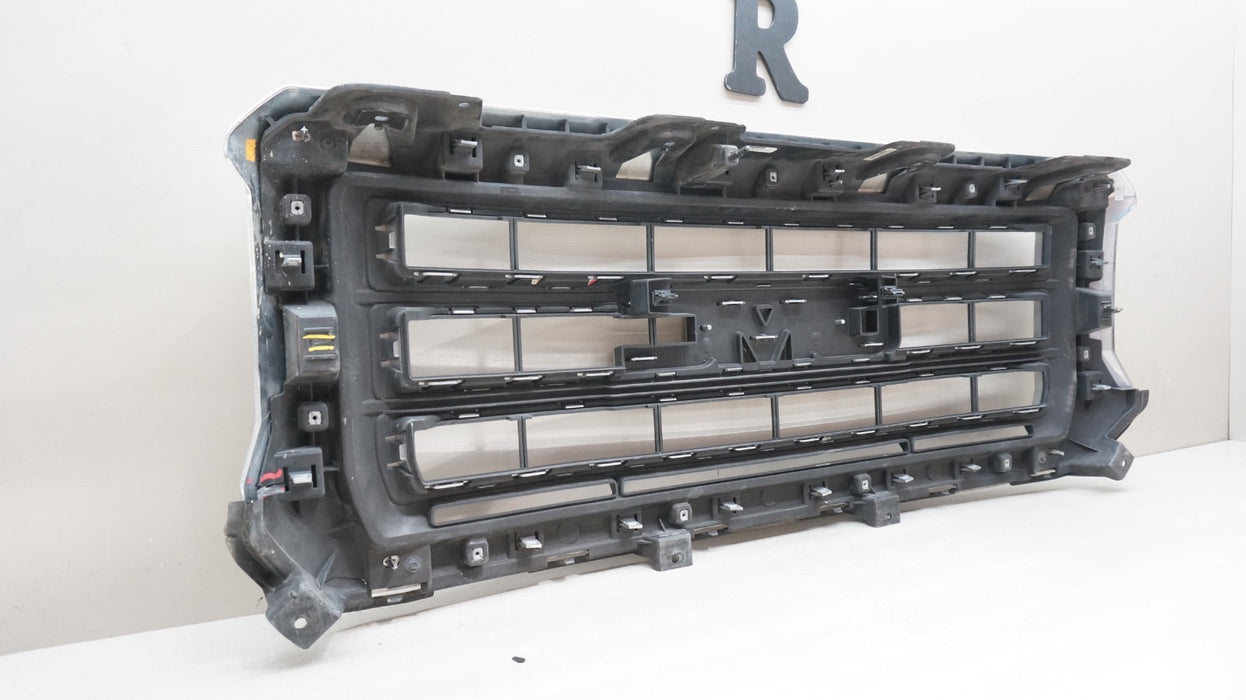 2014-2015 GMC SIERRA 1500 FRONT BUMPER CHROME RADIATOR GRILLE OEM 22757216