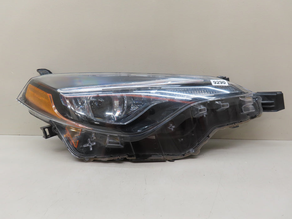 2017-2019 TOYOTA COROLLA FRONT RIGHT PASSENGER SIDE HEADLIGHT LIGHT LED OEM 9290