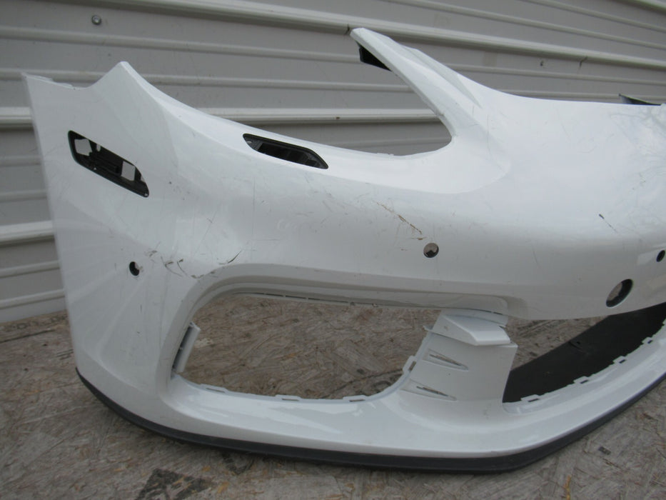 2017-2019 PORSCHE PANAMERA FRONT BUMPER COVER PANEL FACTORY WHITE 971807541 OEM