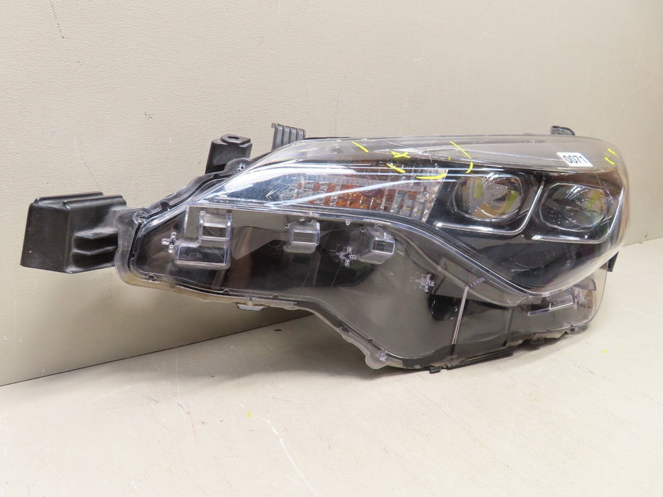 2017-2018 TOYOTA COROLLA FRONT LEFT DRIVER SIDE HEADLIGHT LIGHT LAMP LED OEM