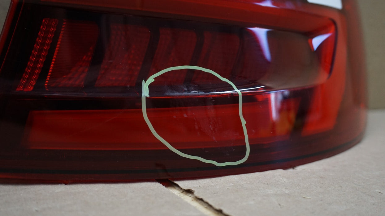 2017-2019 AUDI A4 S4 REAR RIGHT PASSENGER SIDE OUTER TAIL LIGHT STOP LAMP OEM