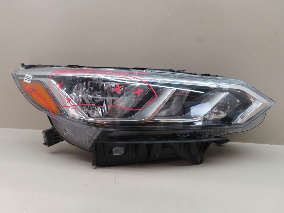 2020-2022 NISSAN SENTRA S SV FRONT RIGHT HEADLIGHT LAMP HALOGEN OEM 26010-6LB0A