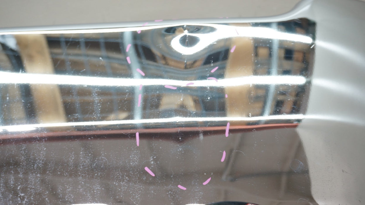 2019-2024 DODGE RAM 2500 3500 REAR CHROME METAL BUMEPR COVER 68576316AA OEM