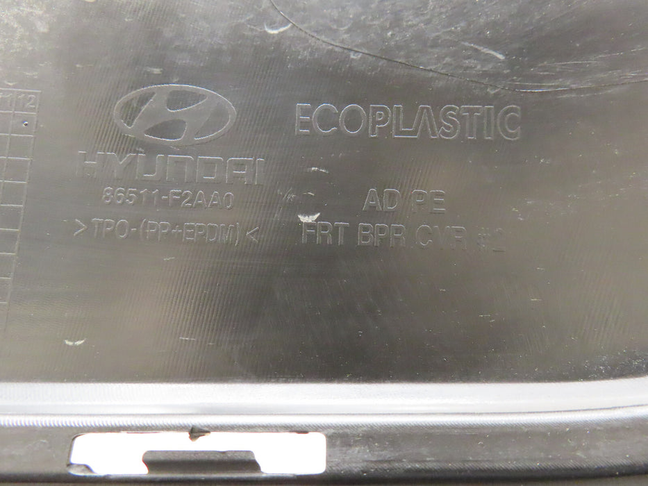 2019 2020 HYUNDAI ELANTRA FRONT BUMPER COVER OEM 86511-F2AA0