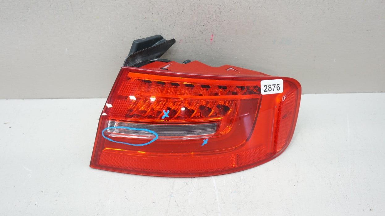 2013-2016 AUDI A4 S4 REAR RIGHT PASSENGER SIDE OUTER TAIL LIGHT OEM 01091603