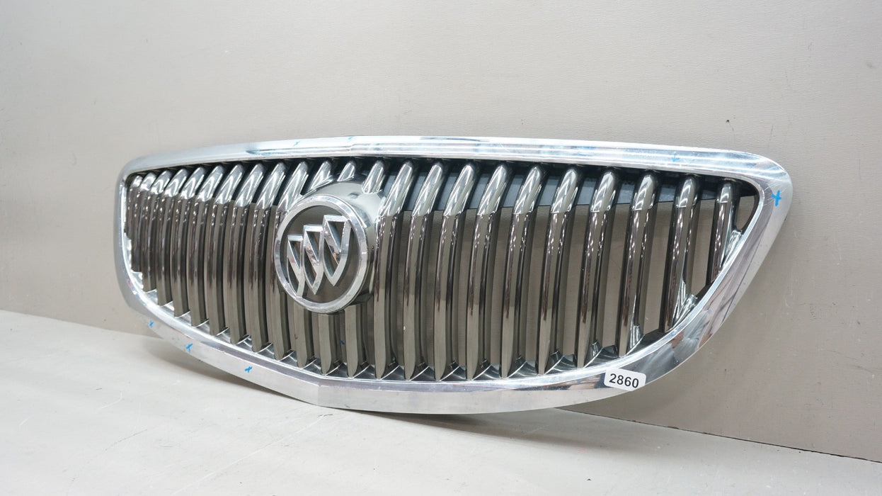 2008-2012 BUICK ENCLAVE FRONT UPPER BUMPER RADIATOR GRILLE OEM 25901369