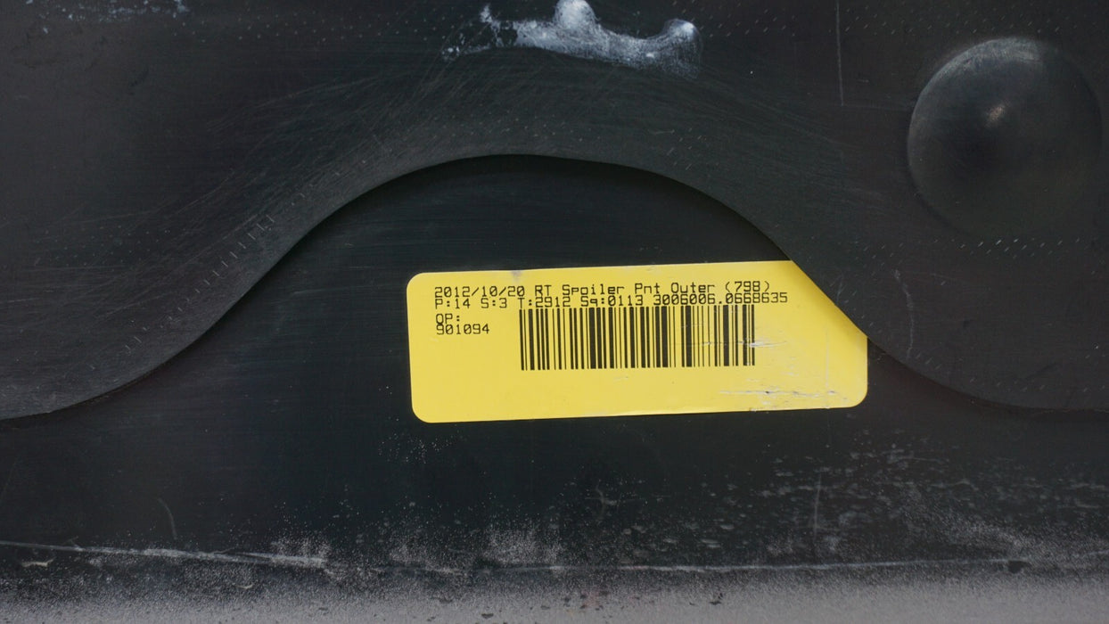 2011-2016 DODGE GRAND CARAVAN REAR TAILGATE SPOILER W/ 3RD LIGHT OEM 1SF62TRMA
