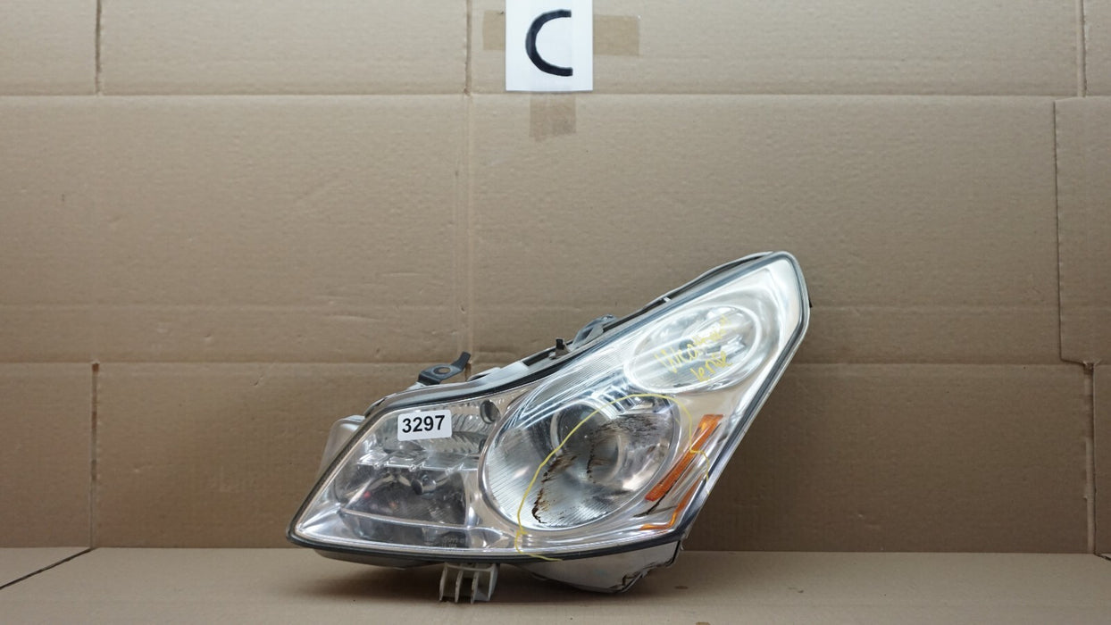 2007-2009 INFINITI G35 G37 LEFT DRIVER SIDE HEADLIGHT HEADLAMP HID XENON OEM