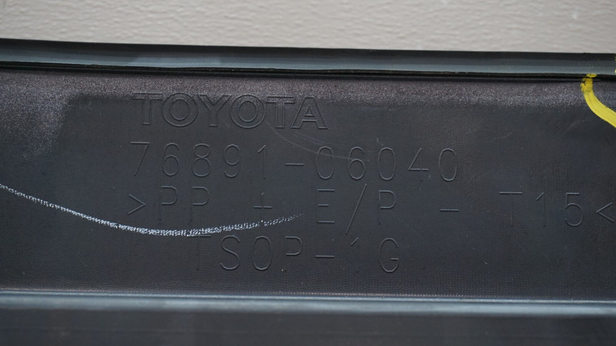 2007-2009 TOYOTA CAMRY REAR LOWER BUMPER COVER VALANCE OEM 76891-06040