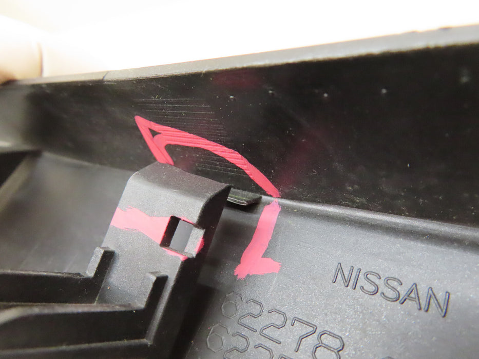 2017-2020 NISSAN ROGUE FRONT BUMPER UPPER GRILL GRILLE TRIM MOLDING OEM