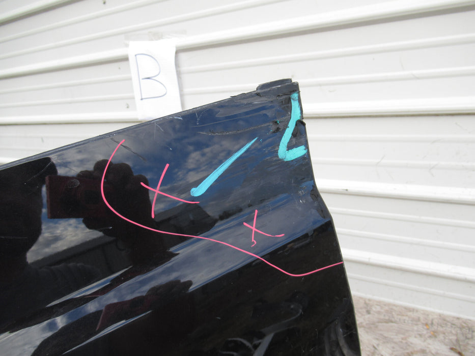 2017-2019 AUDI Q7 REAR LOWER BUMPER COVER W/ PARKING SENSOR HOLES OEM