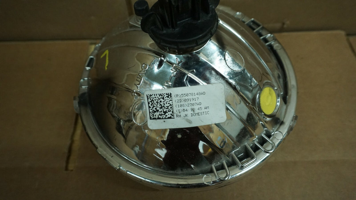 2007-2017 JEEP WRANGLER FRONT RIGHT SIDE HEADLIGHT HALOGEN LAMP LENS OEM