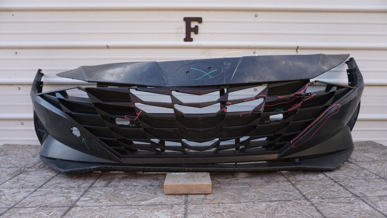 2021-2022 HYUNDAI ELANTRA FRONT BUMPER COVER OEM 21 22