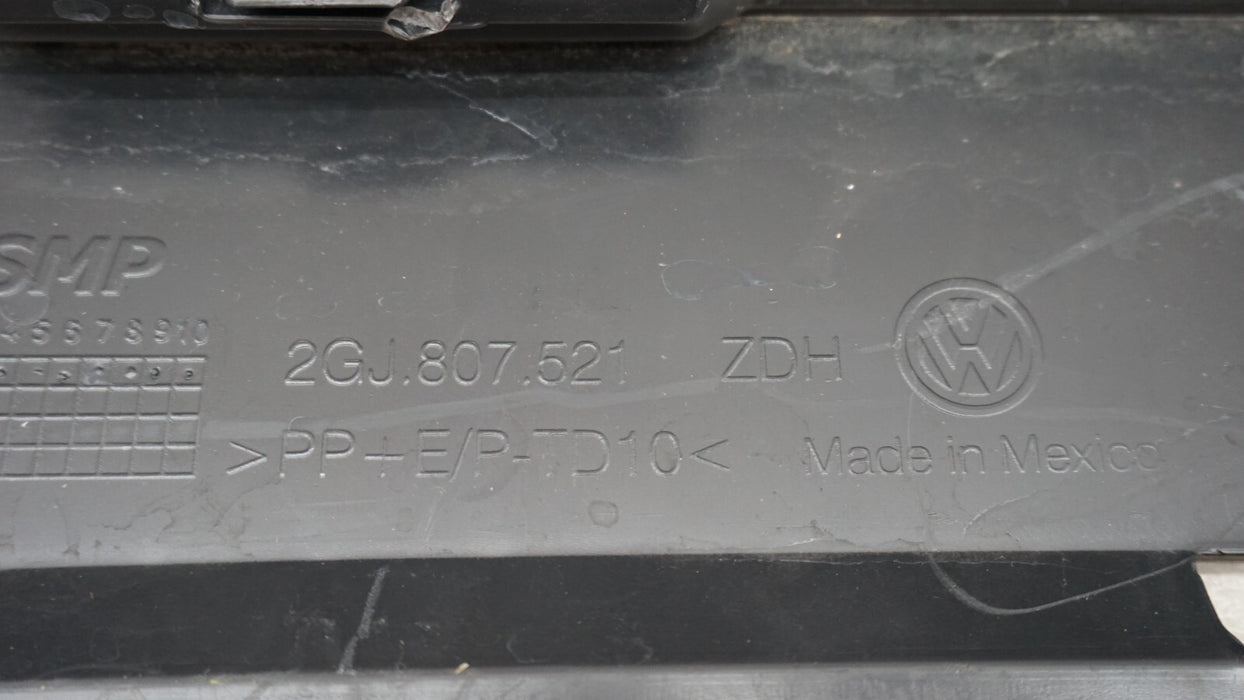 2022-2023 VOLKSWAGEN TAOS REAR LOWER BUMPER COVER VALANCE OEM 2GJ807521