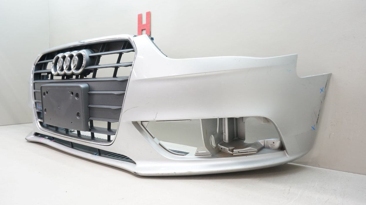 2013-2016 AUDI A4 FRONT BUMPER COVER PANEL WITH GRILLE OEM 8K0807437AA