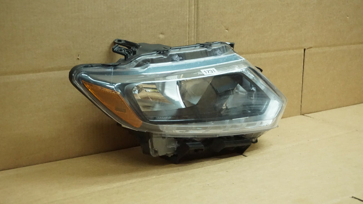 2017-2019 NISSAN ROGUE FRONT RIGHT PASSENGER SIDE HEADLIGHT HEADLAMP HALOGEN OEM