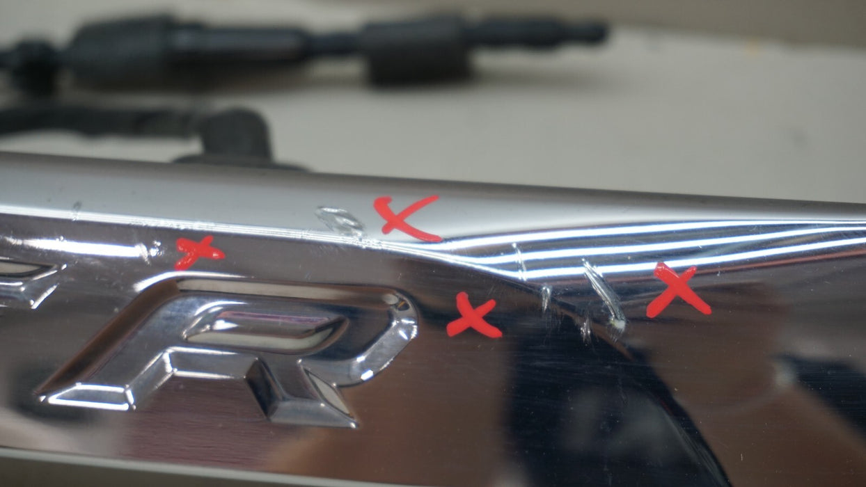 2016-2019 FORD EXPLORER REAR TRUNK CHROME TRIM W/CAMERA 230516A OEM 16 17 18 19