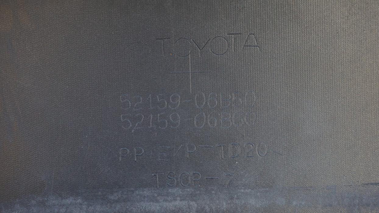 2018-2020 TOYOTA CAMRY REAR BUMPER COVER OEM 18 19 20 52159-06B50