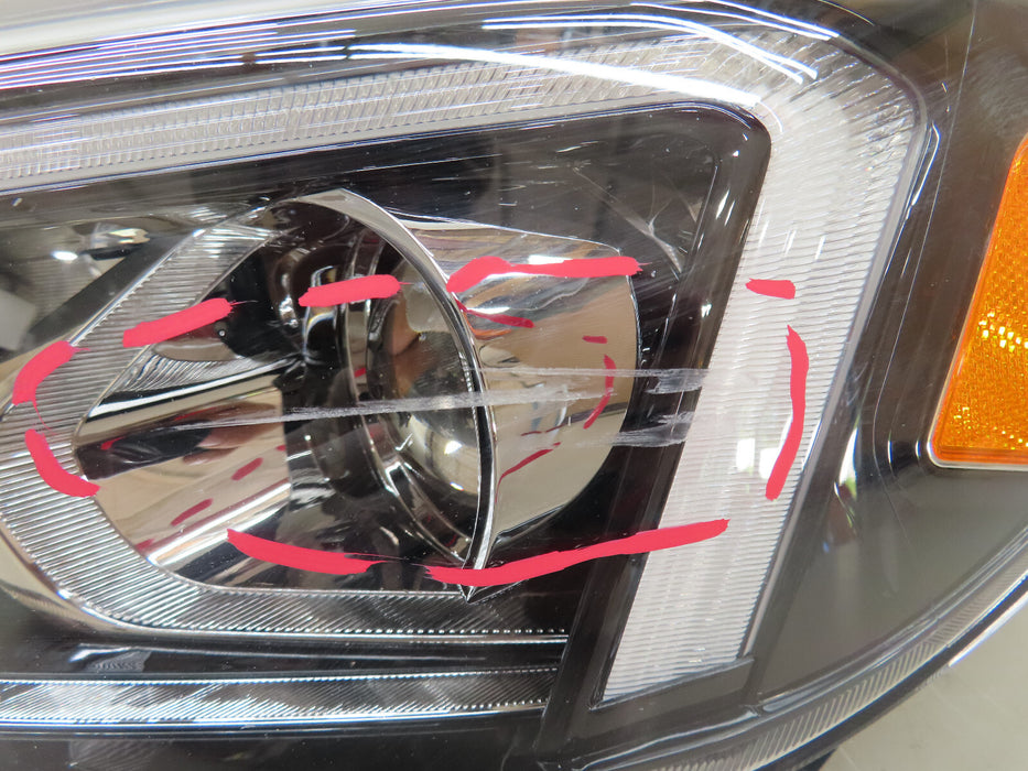 2016-2018 HYUNDAI TUCSON FRONT LEFT DRIVER HEADLIGHT LED OEM 92101-D3