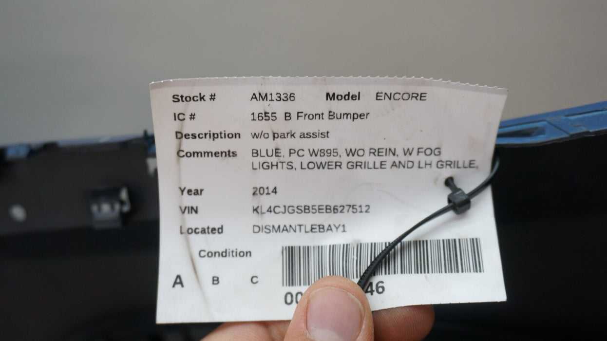 2013-2016 BUICK ENCORE FRONT BUMPER COMPLETE ASSEMBLY COVER OEM