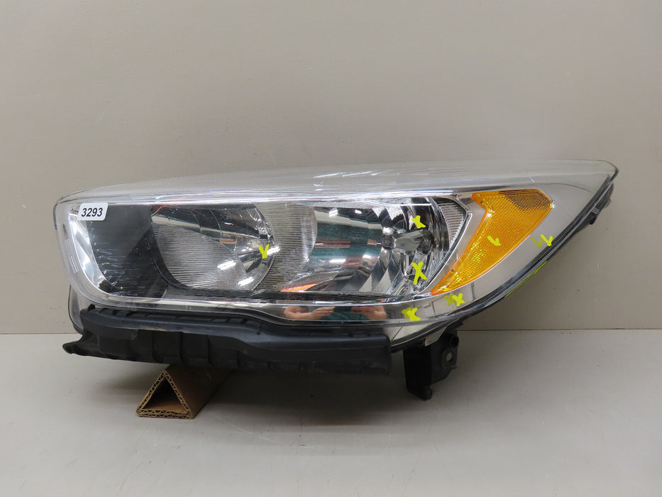 2017-2019 FORD ESCAPE FRONT LEFT DRIVER SIDE HEADLIGHT HALOGEN OEM