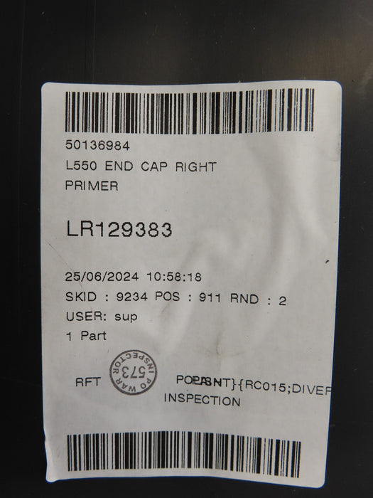2015-2019 LAND ROVER DISCOVERY SPORT REAR RIGHT END BUMPER COVER CAP OEM