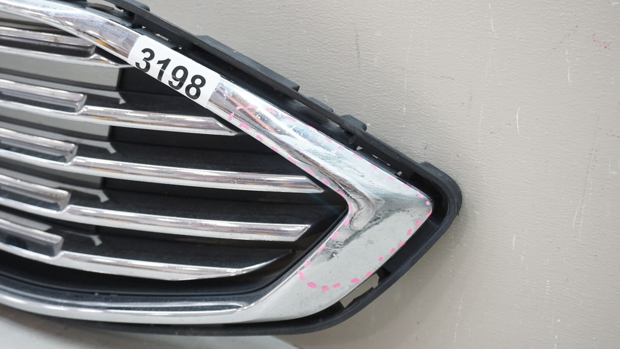 2017-2018 FORD FUSION FRONT UPPER BUMPER GRILLE GRILL OEM HS73-8150-AEW
