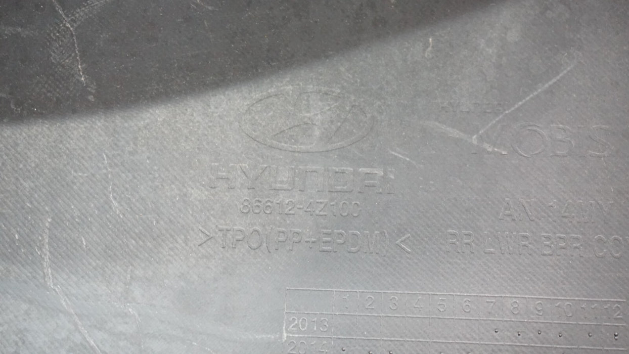 2013-2016 HYUNDAI SANTA FE SPORT REAR LOWER BUMPER COVER OEM 86612-4Z100