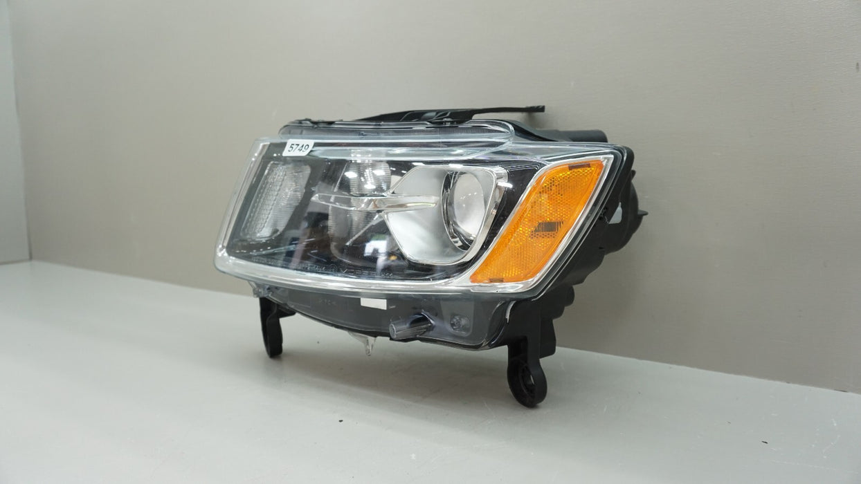 2014-2015 JEEP GRAND CHEROKEE FRONT LEFT DRIVER SIDE HEADLIGHT HALOGEN OEM 14 15