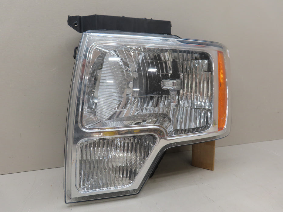 2009-2014 FORD F150 F-150 FRONT LEFT DRIVER HEADLIGHT HALOGEN OEM