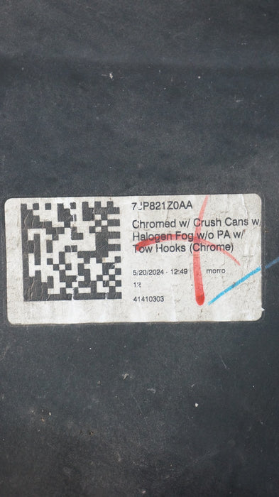 2019-2024 DODGE RAM 2500 3500 FRONT METAL CHROME BUMPER COVER OEM