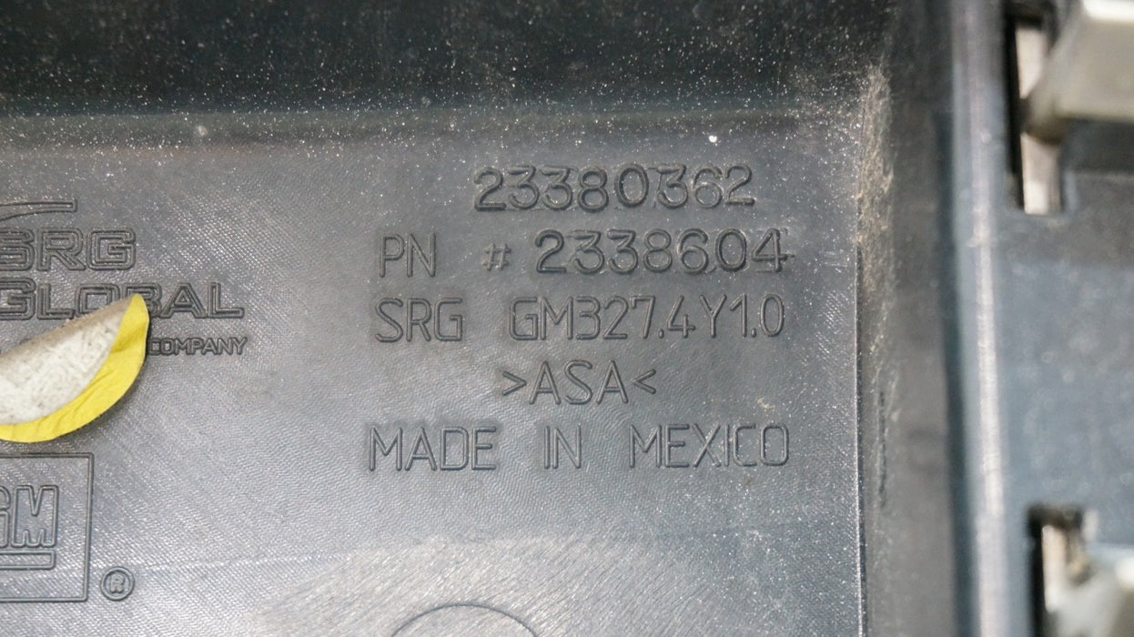 2016-2018 CHEVROLET SILVERADO 1500 FRONT BUMPER RADIATOR GRILLE OEM 2338604