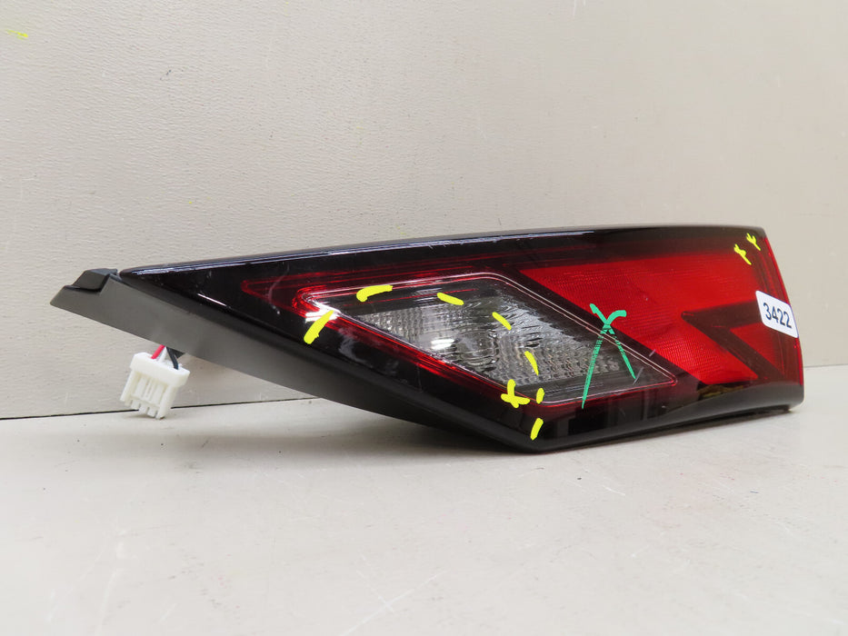 2020 2021 2022 NISSAN SENTRA REAR RIGHT PASSENGER INNER TAIL LIGHT OEM