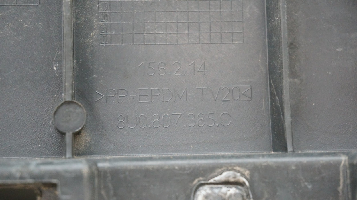 2016-2018 AUDI Q3 REAR BUMPER COVER PANEL OEM 8U0807385C