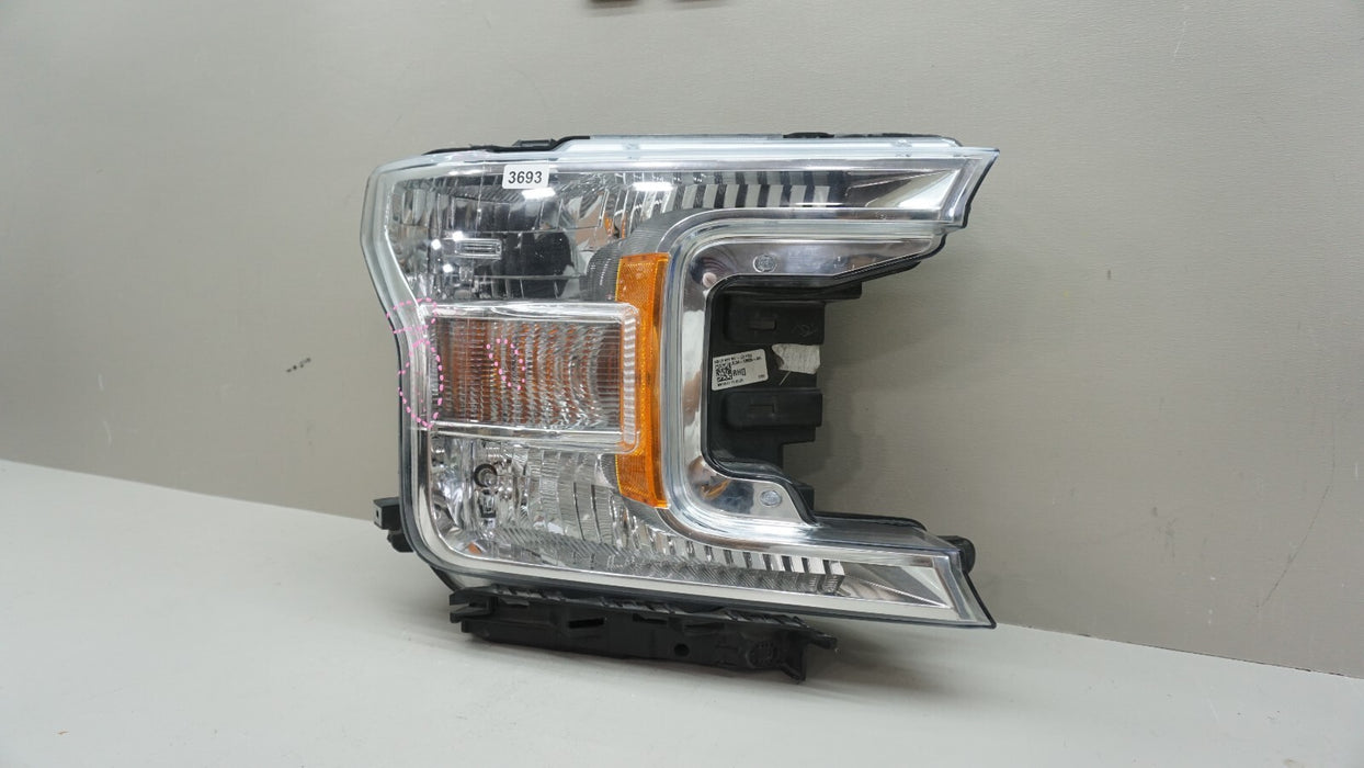 2018-2020 FORD F-150 FRONT RIGHT SIDE HEADLIGHT LAMP HALOGEN OEM JL34-13005-AH