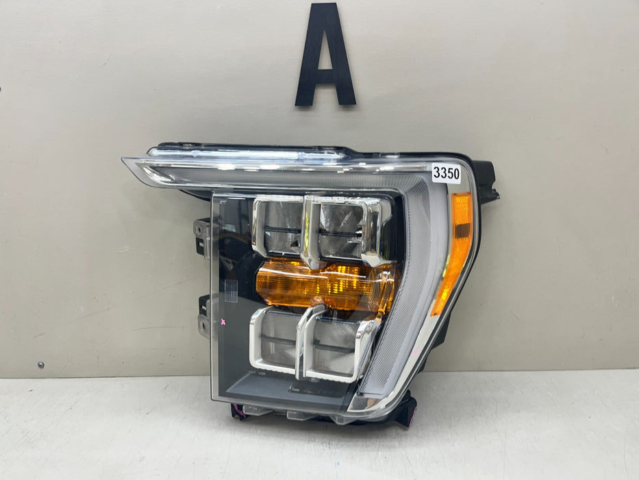 2021-2023 FORD F-150 LEFT DRIVER QUAD LED HEADLIGHT OEM ML34-13E015-B