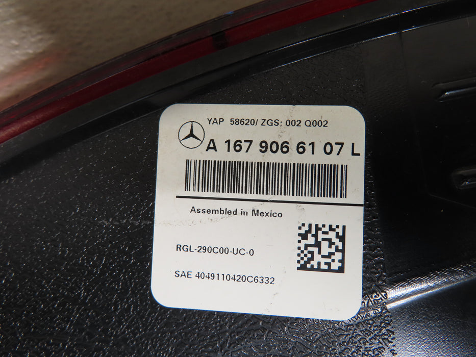 2020-2022 MERCEDES GLS 450 LEFT LH LED TAIL LIGHT LAMP OEM