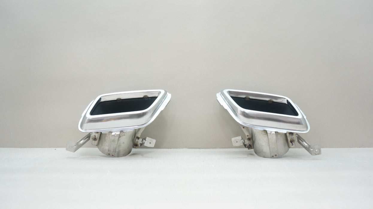 2021-2024 CADILLAC XT5 CHROME EXHAUST TRIM BEZEL SET OEM *NEW*