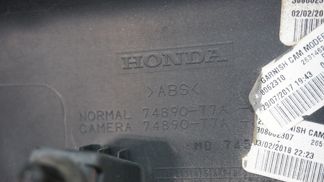 2016-2018 HONDA HR-V REAR LIFTGATE COVER MOLDING TRIM GARNISH OEM 74890-T7A-J12Z