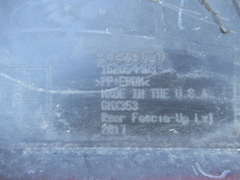 2010-2011 BUICK LACROSSE REAR BUMPER COVER PANEL PLASTIC 20879080 10 11 OEM