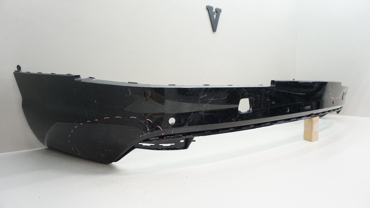 2017-2019 AUDI Q7 REAR LOWER BUMPER COVER W/ PARKING SENSOR HOLES 4M0807527B OEM