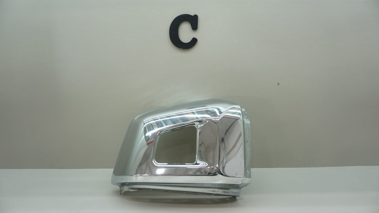 2014-2020 TOYOTA TUNDRA FRONT BUMPER LEFT DRIVER SIDE END CAP CHROME OEM