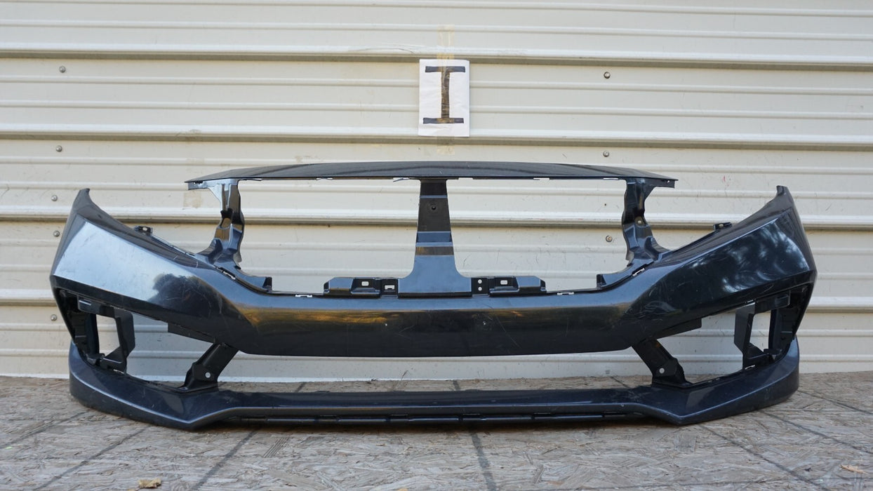 2019-2020 HONDA CIVIC SEDAN SPORT CVT FRONT BUMPER COVER OEM 19 20