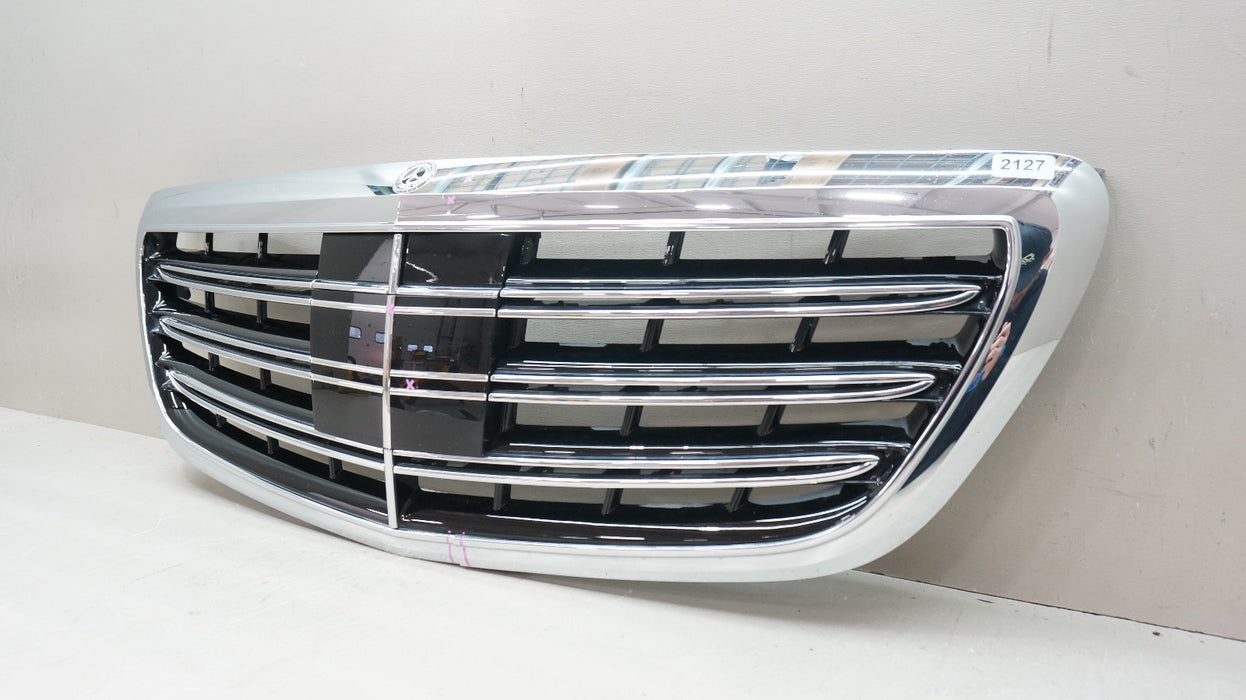 2018-2020 MERCEDES-BENZ S-CLASS FRONT RADIATOR GRILLE GRILL A2228802500 OEM