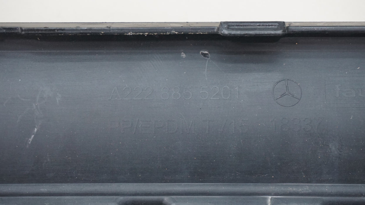 2018-2020 MERCEDES S-CLASS REAR BUMPER LOWER VALANCE PANEL A2228855201 OEM