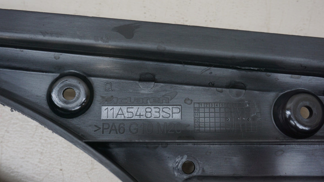 2013-2014 MCLAREN MP4-12C SPIDER REAR ENGINE GLASS FRAME COVER OEM 11A5483SP