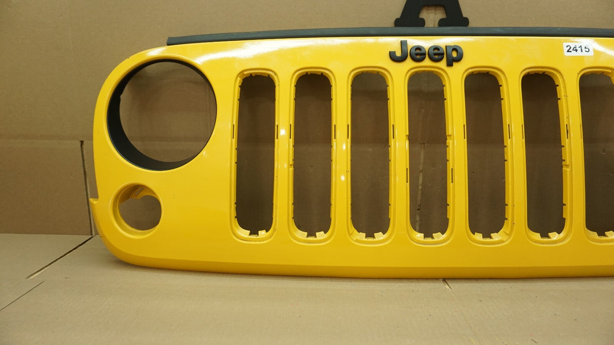 2007-2018 JEEP WRANGLER JK DRAGON FRONT BUMPER CENTER GRILL GRILLE OEM 5NB84TRM