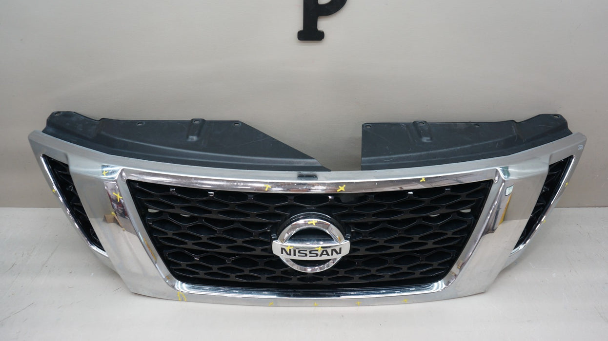 2017-2020 NISSAN ARMADA FRONT BUMPER RADIATOR GRILLE OEM 623105ZW0A