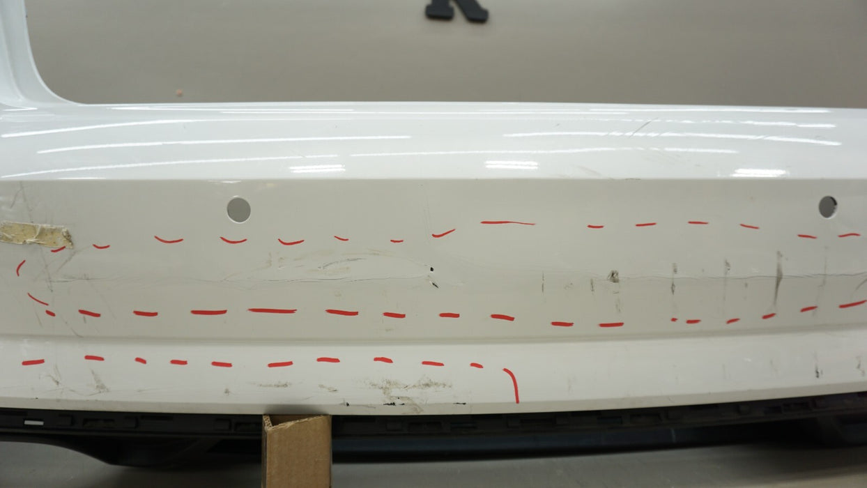2015 2016 AUDI A3 REAR MAIN BUMPER COVER PANEL OEM 8V5.807.521.AE