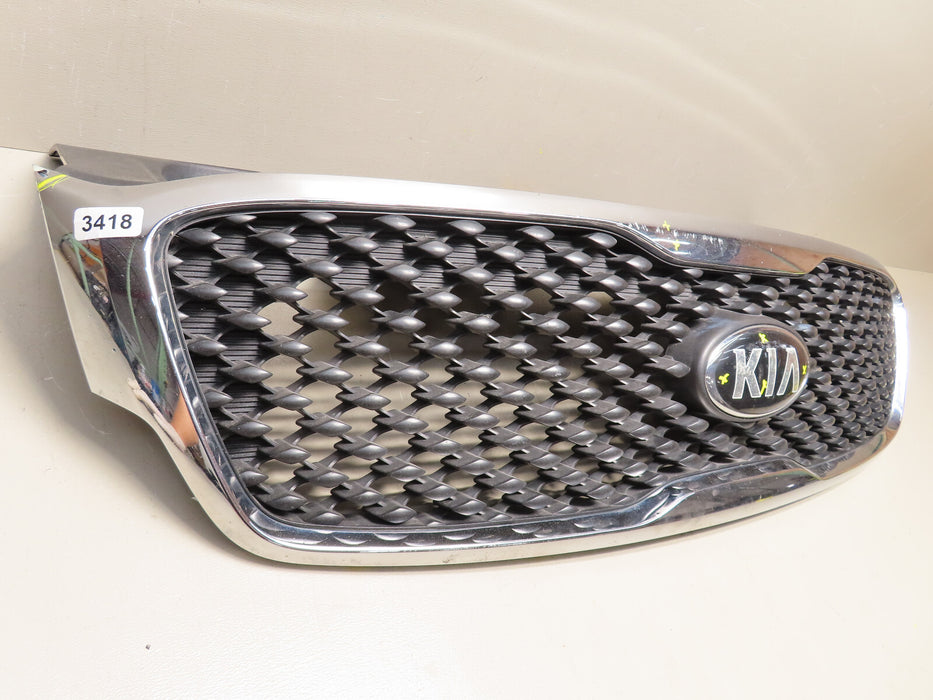2016 2017 2018 KIA SORENTO UPPER FRONT GRILLE GRILL OEM 86366-C6000